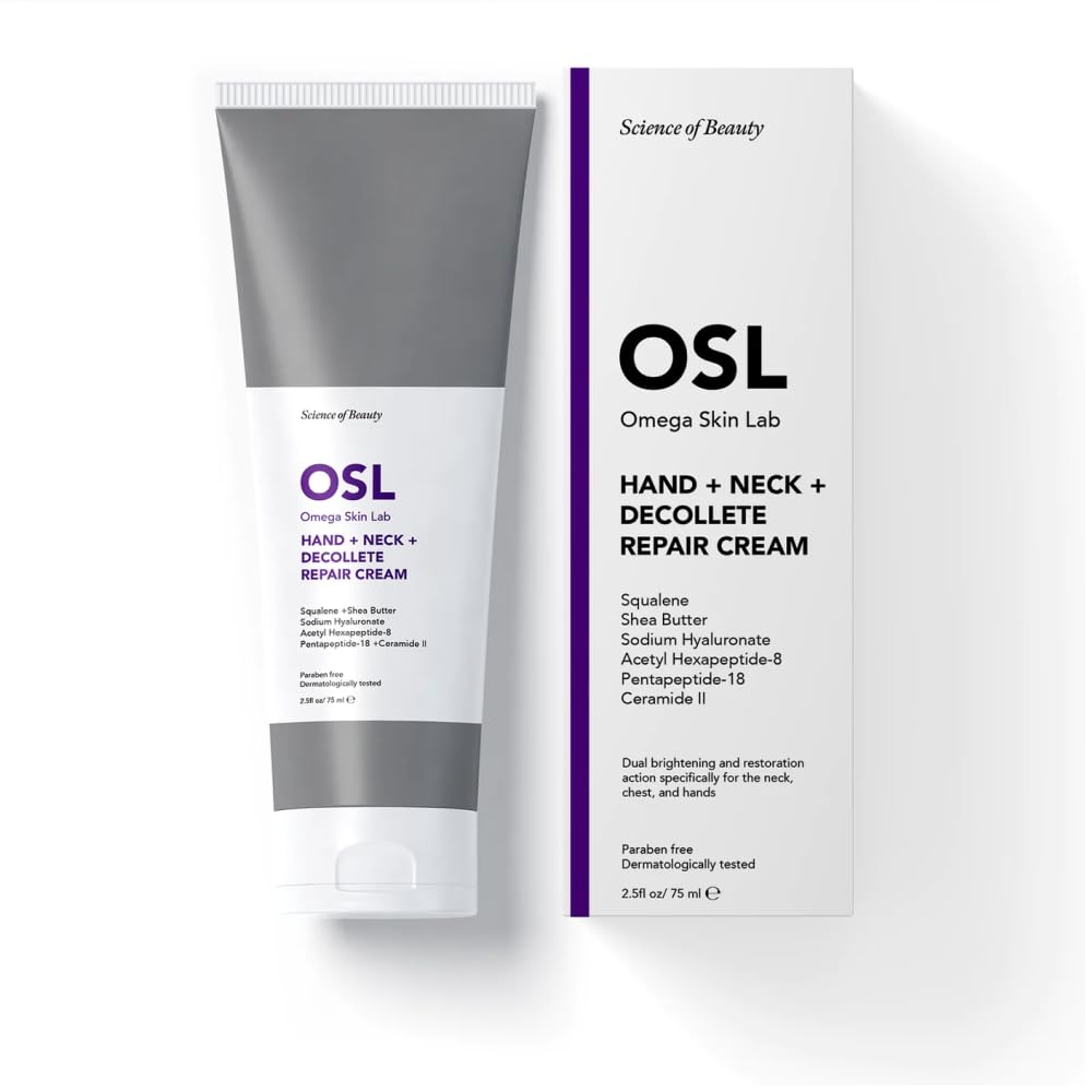 OMEGA SKIN LAB OSL Omega Skin Lab Face Cream, Hand Moisturiser, Decollete Cream - Multipurpose Face Moisturisers for Everyday Skin Care 75ML