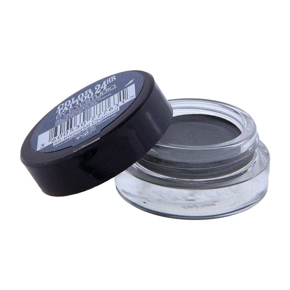 Maybelline Colour Tattoo 24 Hour Eye Shadow, Immortal Charcoal Number 55