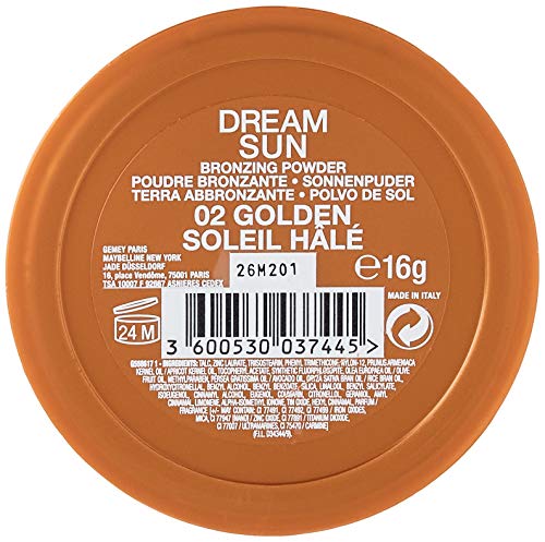 Maybelline Dream Sun Golden Bronzing Powder, Number 02, 15 g