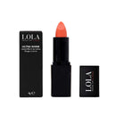 Lola Make-Up Ultra Shine Lipstick, Enriched With Antioxidant Vitamins A, C & E, Hyaluronic Acid No. 036 Coral Kiss, Vegan