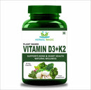 Herbal Magic Pure & Natural Plant Based Vitamin D3 (4000 IU) & K2 (200 mcg) in 2 Capsules, Whole Plant Used 60 x Veg Capsules - Lab Tested - No Maltodetxrin, Fillers, Preservatives