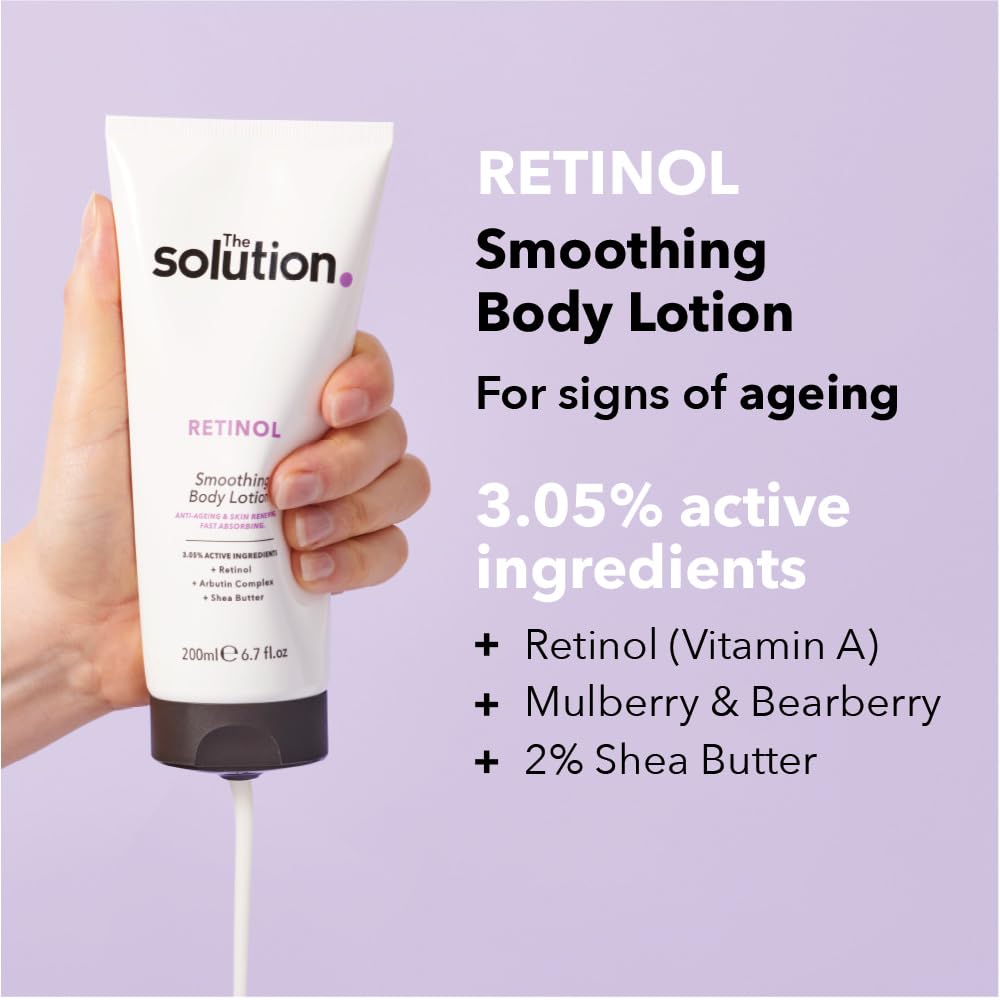 ‎The Solution The Solution Retinol Smoothing Body Lotion 200 ml (Packaging may vary)