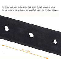 Lerkely Tanning Back Applicator, Self Back Body Lotion Applicator for Apply Tanning Lotion/Cream (10.5X59 CM, Black)