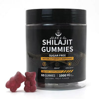 Luke & Co. Shilajit Gummies – Sugar-Free, 1000mg, Natural Fruit Flavor