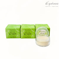 Di Palomo White Grape & Aloe Lip Balm – 3 Pack Moisturising Lip Treatment with Natural Oils Lip Tin for Dry, Cracked Lips Scented & Ideal for Gifting
