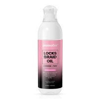 immetee Locks Braid Oil, Refreshes Dry & Itchy Scalp, Braid Oil for Braids, Locks, Twists, Cornrows, Promotes Stronger Edges & Adds Shine to Braids. 170ml/5.74fl oz