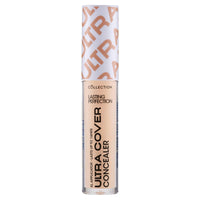 Collection Cosmetics Lasting Perfection Ultra Cover Concealer, 5.5ml, Up to 16hr Wear, XL Applicator, Cashew Neutral
