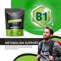Nutrality Benfotiamine Supplement 300mg 60 Caps-Fat-Soluble Vitamin B1 for Heart, Kidney, Antioxidant Boost, Cognitive Enhancement, and Energy Increase -Vegans Friendly and Allergen-free
