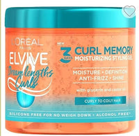 Loreal Paris Elvive Dream Lengths Curls 3 Days Moisturising Styling Gel 400 ML