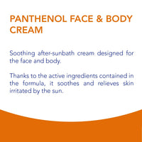 Novaclear, Panthenol 10% for Face and Body Soothing After Sun Cream 50 ml, Cream with Panthenol Against Sunburn by Equalan Pharma.