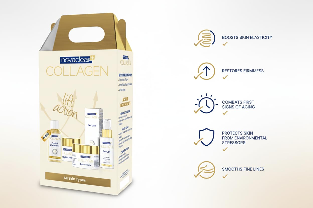 Novaclear - Collagen Set - with Active Gold and Caviar Extract