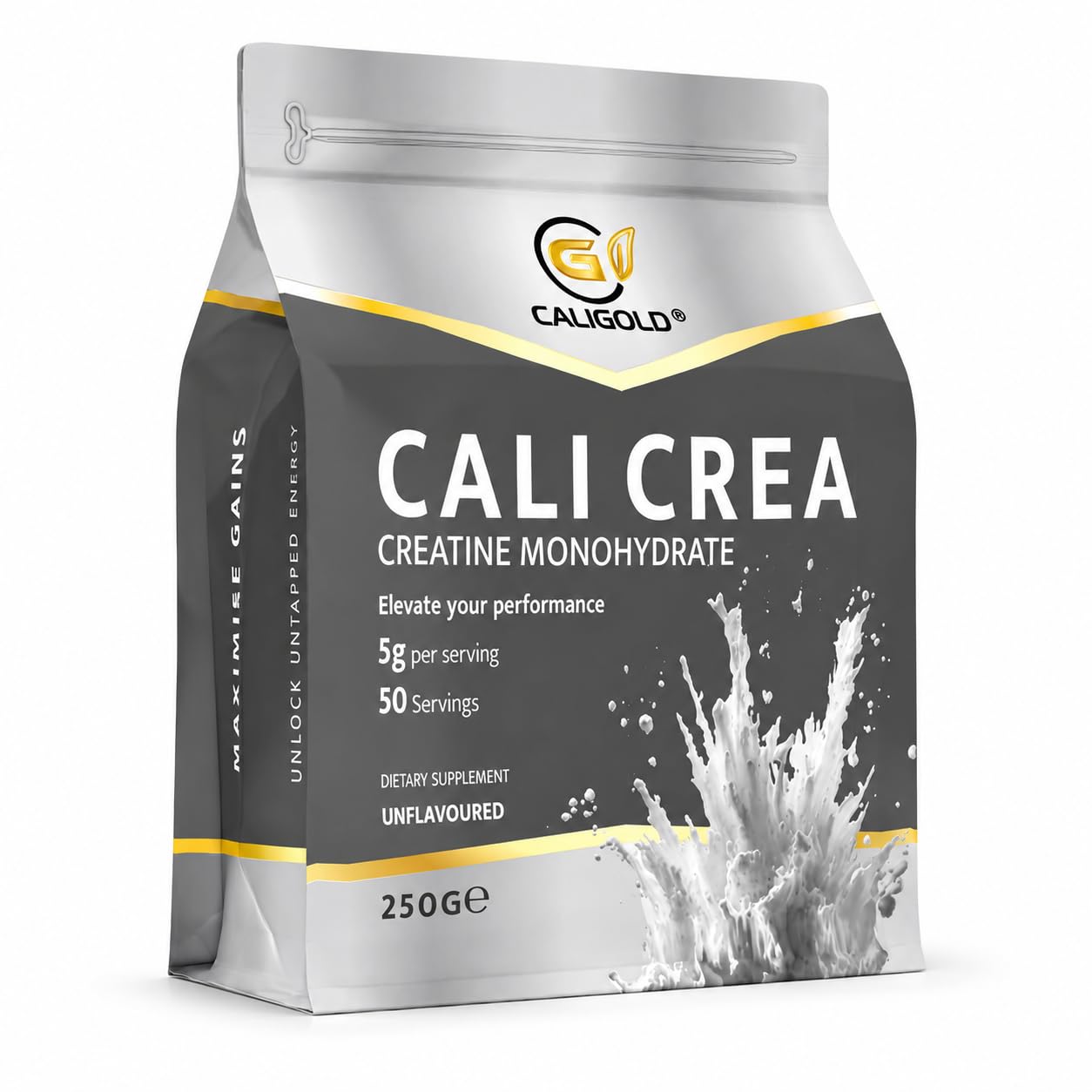 CALIGOLD Health Creatine Monohydrate Powder 250G, Per Serv (5g) - Creatine Monohydrate, 50 Servings
