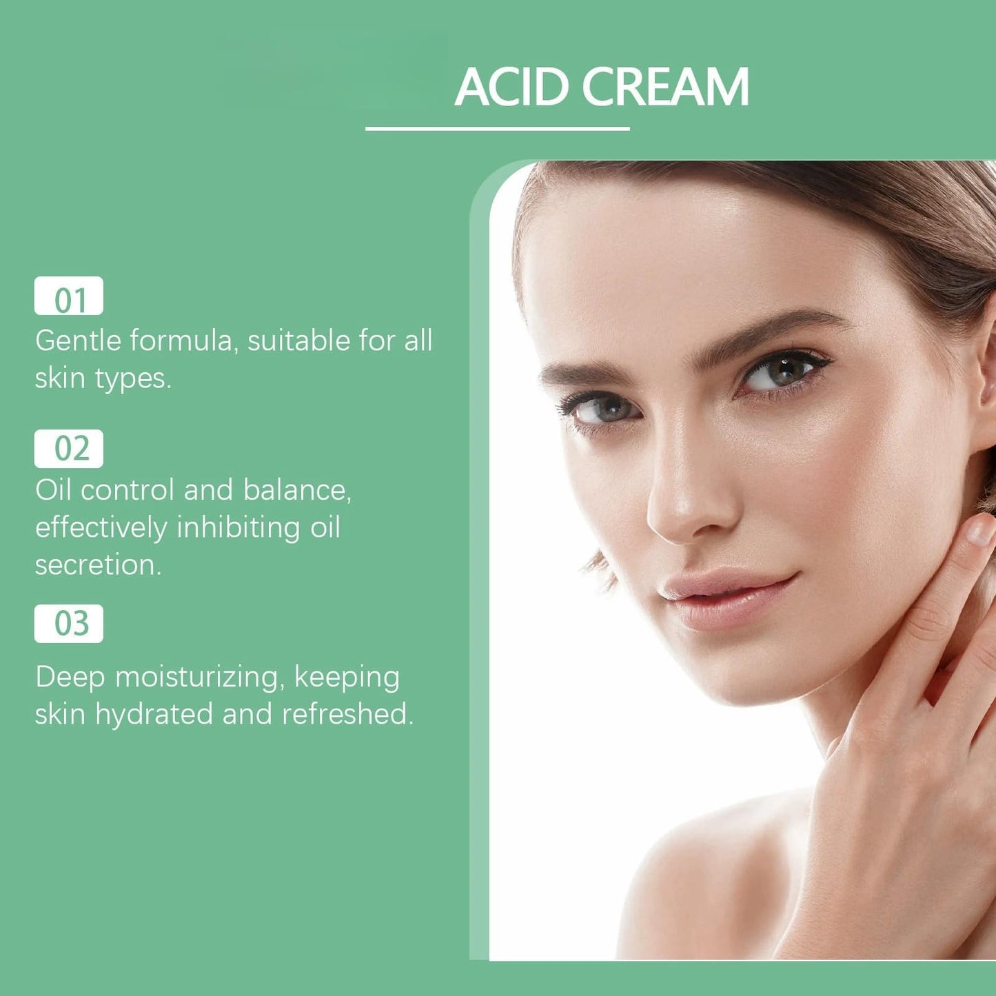 Oumun 10% Azlaic Acid Booster Cream Gel,Azlaic Acid Cream for Face,A/zlaic A/cid Cr/eam 10%,A-zlaic Ac-id Gel,Acne Treatment Cr-eam,Acne Cre-am,Skin Tightening Crea-m for Fa-ce,Azlai-c Aci-d Serum