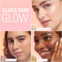 Revolution Beauty London Makeup Revolution Beam Bright Highlighter, All Over Face Glow, Powder To Liquid Formula, 5 Different Shades, Pink Seduction