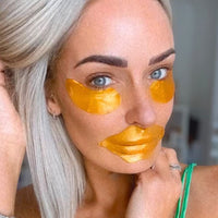 Balance Active Formula Gold & Marine Collagen Hydrogel Under Eye Masks (3 pack) Instantly Cool, Refresh & Revive Tired-Looking Eyes. Cruelty Free.