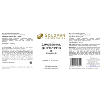 Goldman Laboratories Liposomal Quercetin Trust from Goldman Labs – 30 Vegetable Capsules with Vitamin C – Absorption & Bioavailability - Antioxidant – Anti-Inflammation - Immunity – Allergies