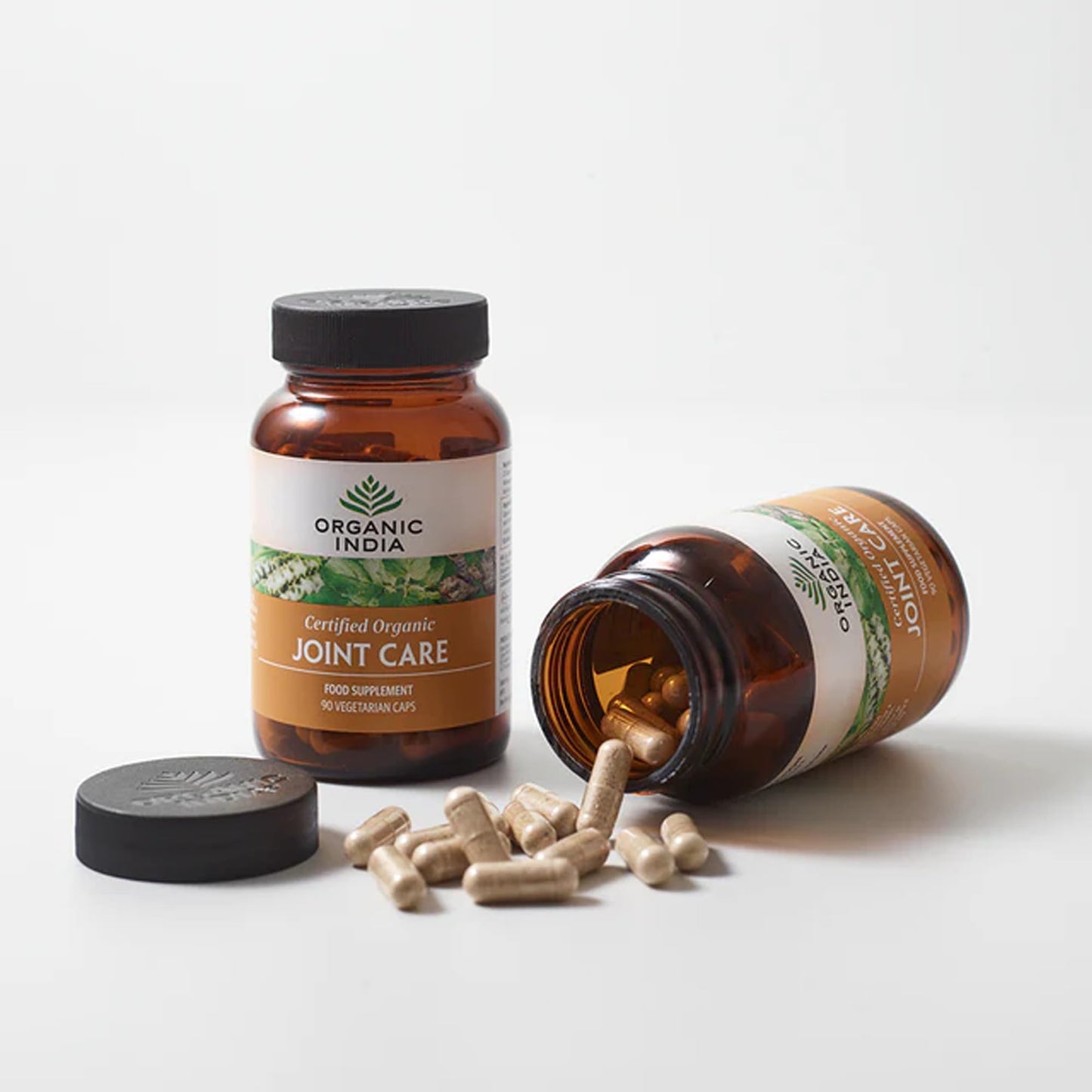 Organic India Joint Care Capsules with Ashwagandha, Certified Organic & Vegan, 90 Capsules