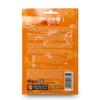 BEAUTY FORMULAS BRIGHTENING VITAMIN C FACIAL MASK, Orange