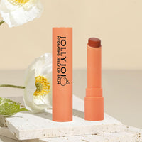 RoseFlower Lip Balm Set, Natural 4 Fruit Flavors Tinted Lip Balm for Lip Care, Lip Repair Tubes, Prevent Cracked & Dry Lip, Create Jelly Toot Lip