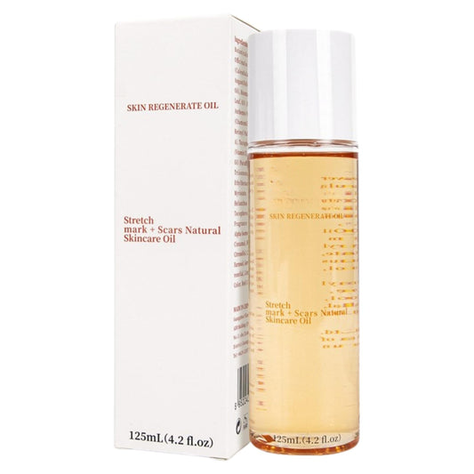 IZBEAUVO Body Skin Care Oil, Stretch Mark & Scar Oil for Women, Stretch Marks Removal Skin Regenerating Body oils, Skin Regenerate oil with Chamomile, Vitamin E, Lavender Improves Elasticity 125ML