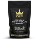 Nutrition Kings Creatine Monohydrate 1000mg – 60 Vegan Capsules – Muscle Growth, Strength, Endurance, Workout Recovery – Vegan Supplement