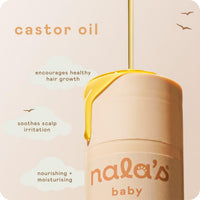 Nala's Baby Nighttime Oil | Award-winning | 99% Natural | Dermatologically-tested and Paediatrician-approved | Calming Shea Butter, Cocoa Butter and Camomile | Vegan | 200ml | Nalas Baby