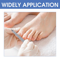 Diamond Deb Nail File, Foot Dresser Stainless Steel Double Sided Diamond Dust Coating Dry Skin Remover Strong Metal Nail File File Podiatry Foot Care Instruments for Women and Men (6" & 7")