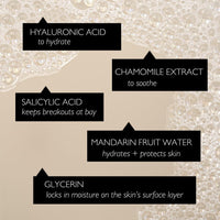 UPCIRCLE UpCircle Face Toner with Hyaluronic Acid + Salicylic Acid 100ml - for Balancing, Plumping + Soothing - Mandarin Fruit Water, Chamomile Extract + Glycerin - Natural, Vegan + Cruelty-Free