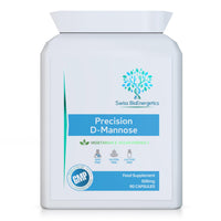 swiss bioenergetics Precision D-Mannose 500mg 90 Capsules - 100% Pure Natural Form