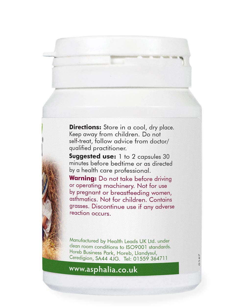 100% Natural Sleep Aid: Asphalia, Plant Based, Maintains Immune Competence, Powerful Answer to E-Smog & Anti-Aging, 2 Month Supply, Non-Habit Forming