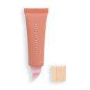 Revolution Beauty London Makeup Revolution, Juicy Peptide Lip Balm, Hydrating Lip Balm with Sheer Colour, Infused with Vitamin E & Peptides, Nude Peach, 8ml