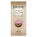 Jergens Natural Glow Healthy Complexion Daily Facial Moisturizer for Medium to Tan SPF, 2 Ounce