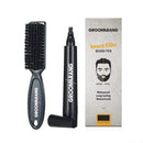 groomarang Beard Pen GROOMARANG® Beard Pencil Filler for Men - Natural Enhancer to Fill, Shape and Define - Black or Brown (Black)