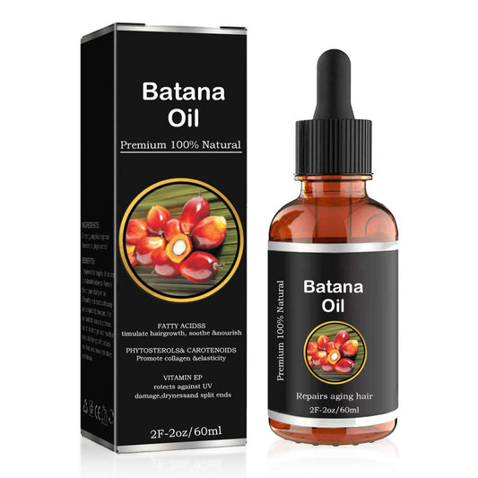 LUMKMAS Batana Oil for Hair Growth, Batana Hair Oil, Repairing & Nourishing Batana Oil for Damaged Hair, Prevents Hair Loss, Eliminates Split Ends, 100% Natural Batana Oil for Men & Women