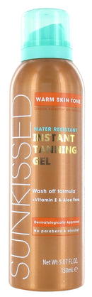 Sunkissed Instant Tanning Gel Water Resistant Warm Skin Tone 150ml