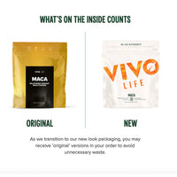 Vivo life Gelatinised Maca Powder - Hormone and Energy Support, from Peru, Vegan, Rich in B Vitamins - 125g