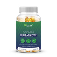 Sunshyne Glutathione Reduced 1200mg | High Strength Supplement with Natural Antioxidant 60 Softgel Capsules | Active Form L-Glutathione Delays Aging, Boosts Immunity, Protects The Liver