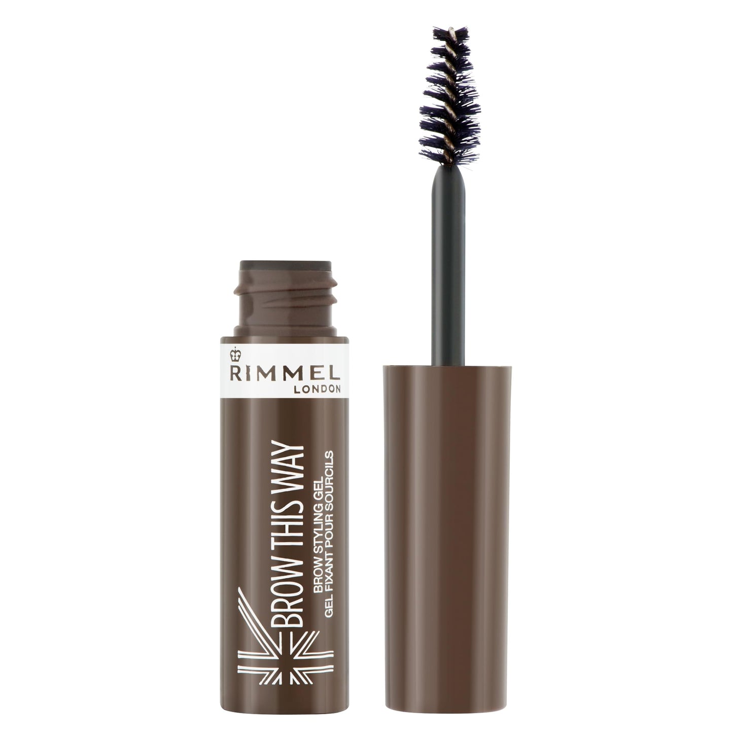 Rimmel London Brow This Way Brow Styling Gel, Medium Brown, 5 ml