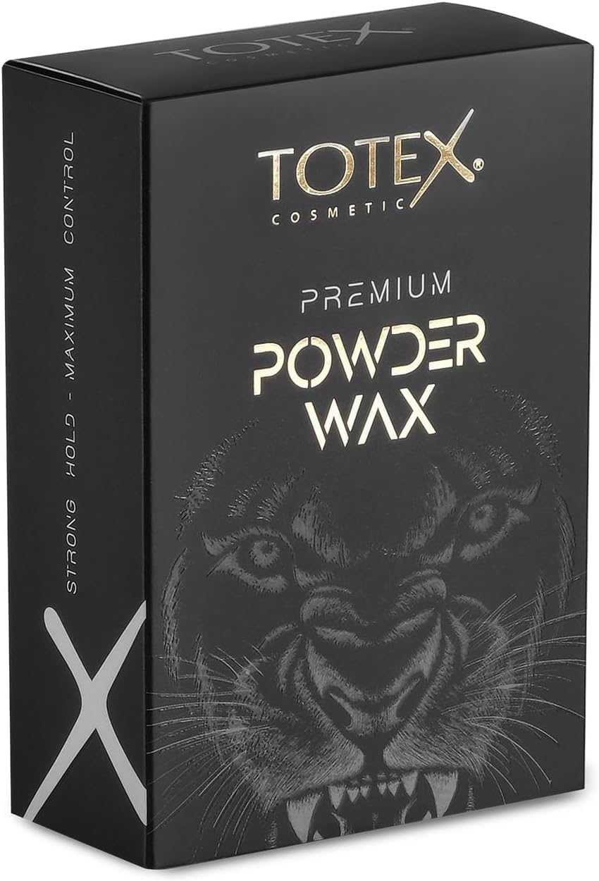Totex Premium Hair Styling Powder Wax 20gr | Volumising Thickening Magic Dust | Ultra Strong Matte Look & Hair Styling No2 Wide Tooth Comb Anti-Static Handle Wet, Curly Dry Hair, Afro Hair Comb