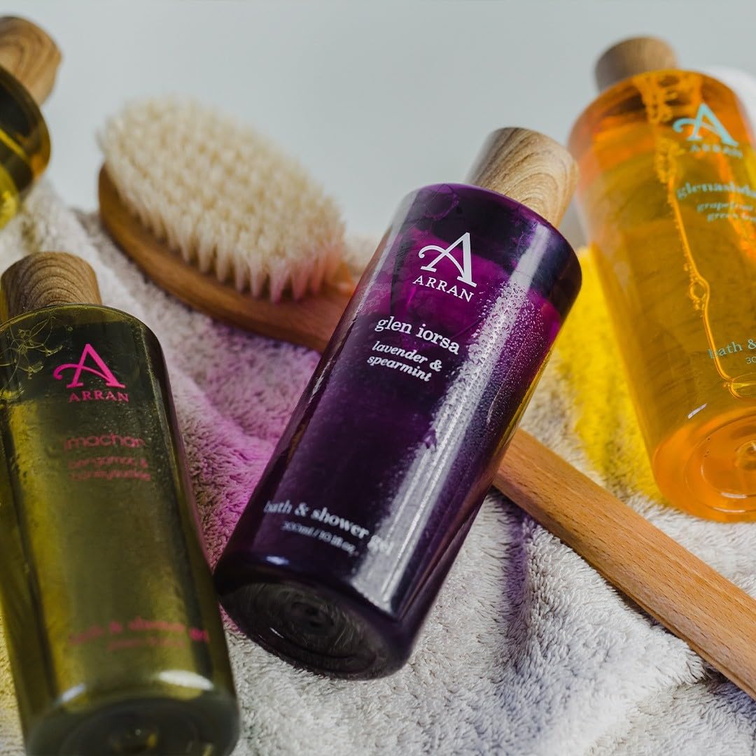 Arran Sense of Scotland Arran Lochranza Luxury Bath & Shower Gel with Patchouli & Anise (300ml)