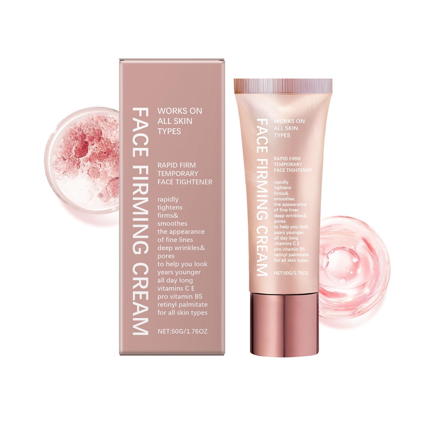 GEEWHILE Anti Aging Face Cream Skin Tightening Cream for Face Anti-Wrinkle Firm & Lift Cream, Deeply Hydrating Firming Face Cream for Loose Skin Face Reduce Fine Lines & Wrinkles