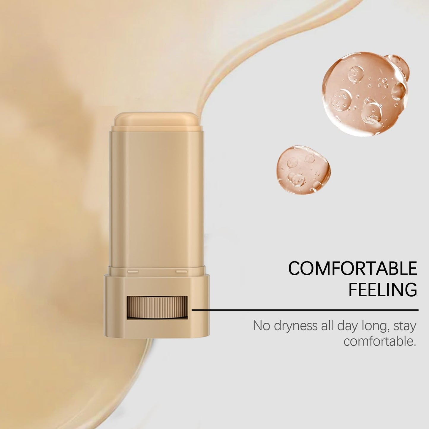 Beauty Balm Serum Boosted Skin Tint,Balm Foundation,Serum-Boosted Beauty B/alm Foundation Stick,F/oundation Stick,Makeup F/oundation S/tick for Women,Tinted Moisturizer Fo/undation S/tick,#05
