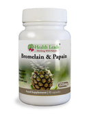 Health Leads ...Working With Nature Bromelain 10mg + Papain 100mg X 90 Capsules
