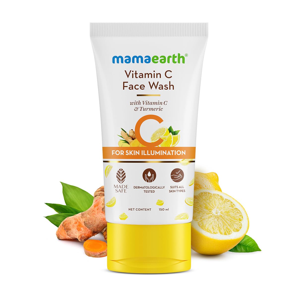 MAMAEARTH Mamaearth Vitamin C Face Wash with Vitamin C and Turmeric for Skin Illumination - 150ml