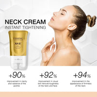 KlsyChry AH-8 Firming Neck Cream, Neck Firming Cream with Roller, Reduce Wrinkles Fine Lines And Double Chin, Firm and Lift Sagging Skin, 120g