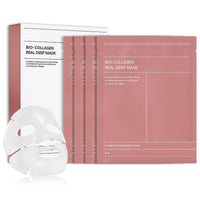 Shefave Bio Collagen Mask Overnight Face Mask, 8Pcs Bio Collagen Face Mask - Hydrating Face Mask Collagen Mask - Fights Wrinkles, Glow & Rejuvenating Skin Face Masks Skincare Sheet Masks Multipack