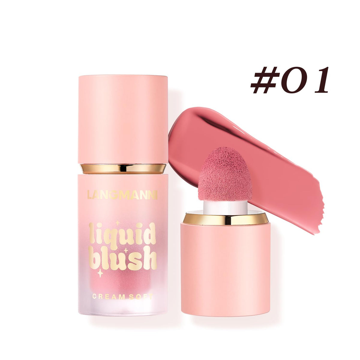 HOPHAT 3 Pack Liquid Contour & Highlighter & Blush Makeup Set