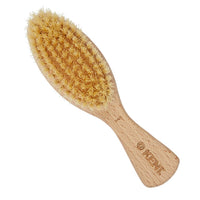 KENT Kent Baby Soft Bristle Beechwood Brush with Canvas Travel Pouch - BA29