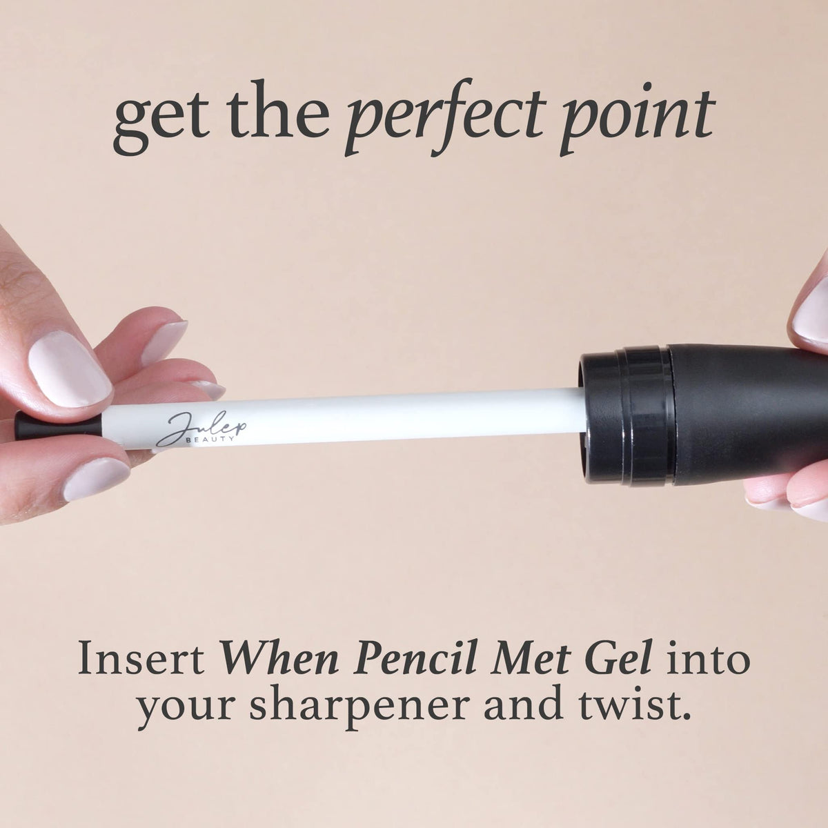 Julep When Pencil Met Gel Sharpenable Longwear Gel Eyeliner Pencil (Soft Black) High-Performance, Waterproof, Transfer & Smudge Proof Eyeliner