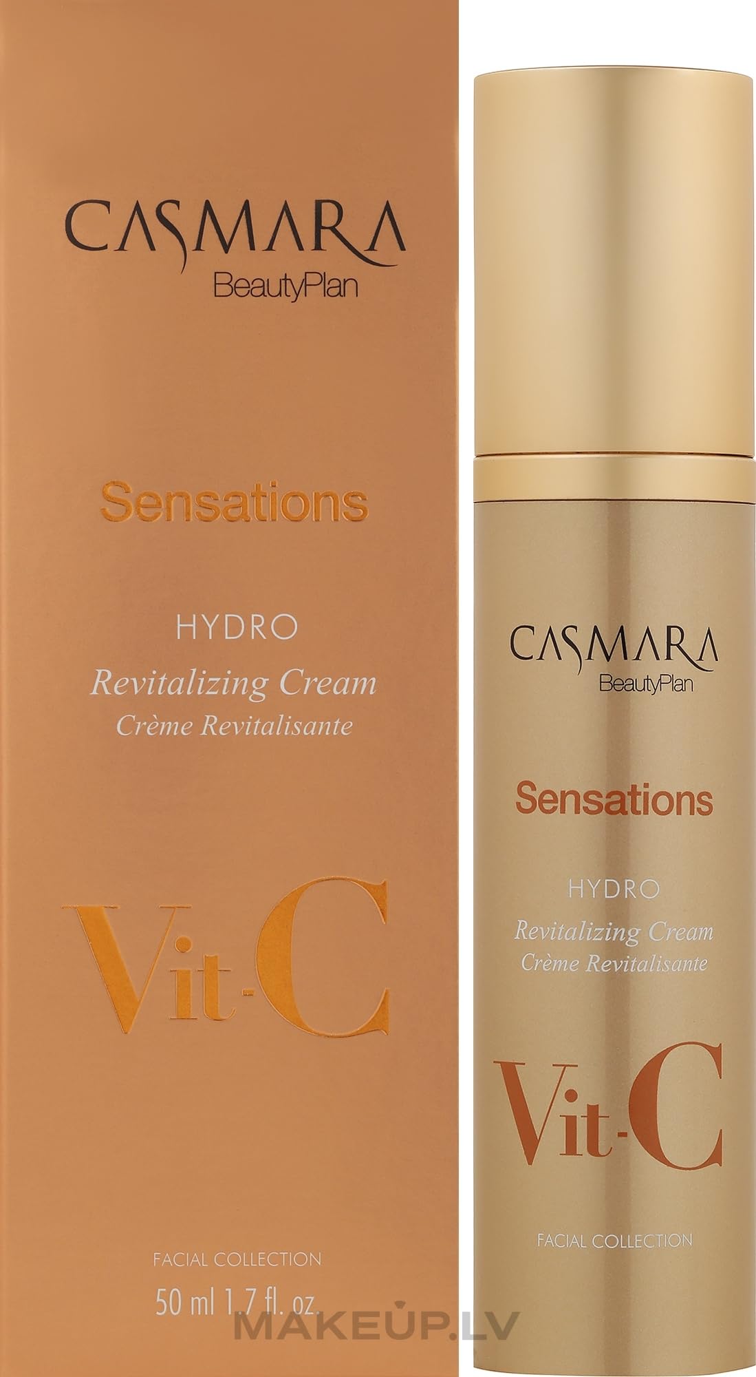 Casmara, Face cream, anti-aging, moisturizing, revitalizing, HYDRO SENSATIONS, vitamin formula (A+C+E), 50ml